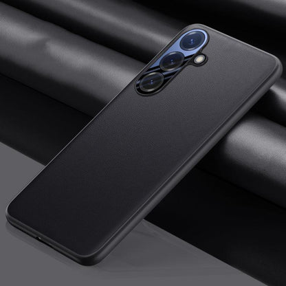 Plain-leather All-inclusive Shockproof Phone Case, For Samsung Galaxy S25 5G, For Samsung Galaxy S25+ 5G, For Samsung Galaxy S25 Ultra 5G