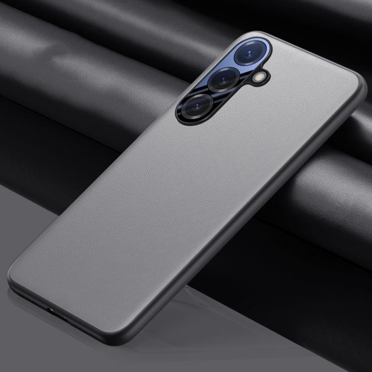 Plain-leather All-inclusive Shockproof Phone Case, For Samsung Galaxy S25 5G, For Samsung Galaxy S25+ 5G, For Samsung Galaxy S25 Ultra 5G