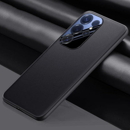 Plain-leather All-inclusive Shockproof Phone Case, For Samsung Galaxy S25 5G, For Samsung Galaxy S25+ 5G, For Samsung Galaxy S25 Ultra 5G