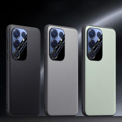 Plain-leather All-inclusive Shockproof Phone Case, For Samsung Galaxy S25 5G, For Samsung Galaxy S25+ 5G, For Samsung Galaxy S25 Ultra 5G