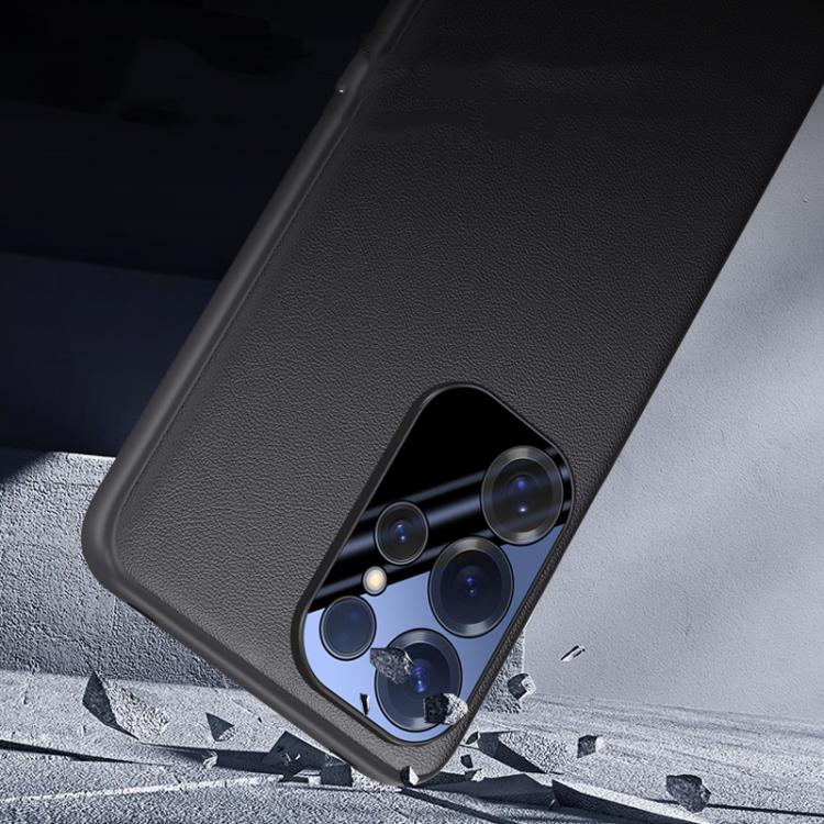 Plain-leather All-inclusive Shockproof Phone Case, For Samsung Galaxy S25 5G, For Samsung Galaxy S25+ 5G, For Samsung Galaxy S25 Ultra 5G