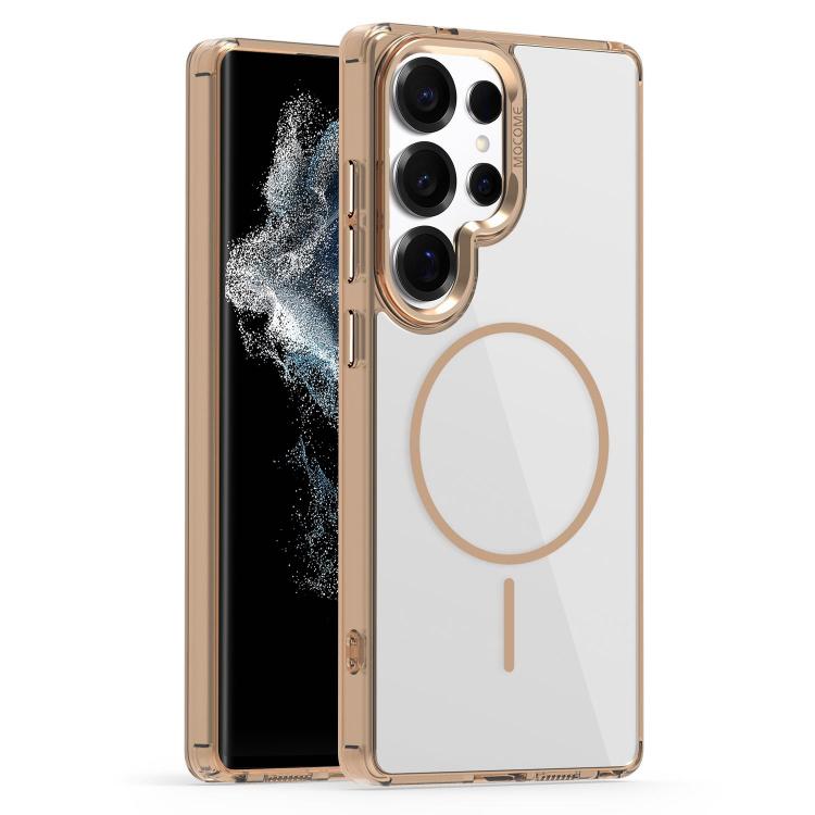 Star Shield Thin Circle MagSafe Phone Case, For Samsung Galaxy S22 Ultra 5G