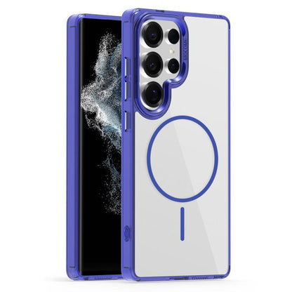 Star Shield Thin Circle MagSafe Phone Case, For Samsung Galaxy S22 Ultra 5G