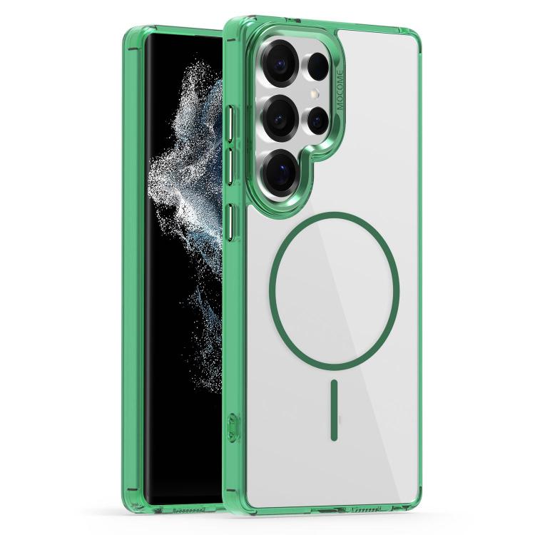 Star Shield Thin Circle MagSafe Phone Case, For Samsung Galaxy S22 Ultra 5G