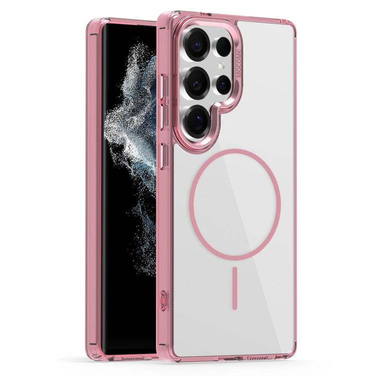 Star Shield Thin Circle MagSafe Phone Case, For Samsung Galaxy S22 Ultra 5G