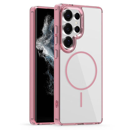 Star Shield Thin Circle MagSafe Phone Case, For Samsung Galaxy S22 Ultra 5G