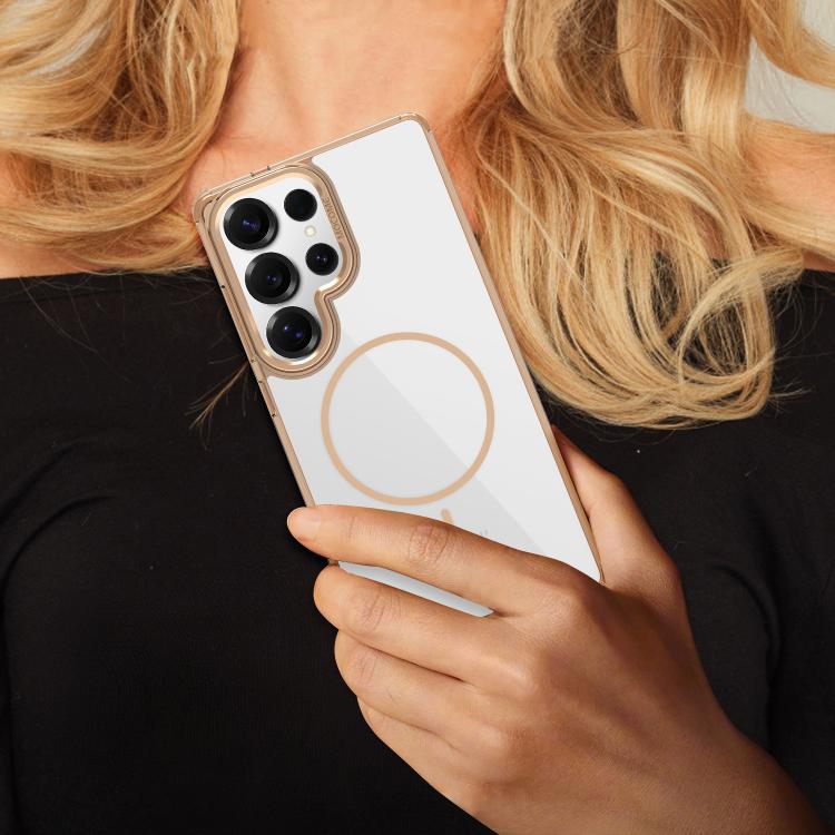 Star Shield Thin Circle MagSafe Phone Case, For Samsung Galaxy A36, For Samsung Galaxy S25 5G