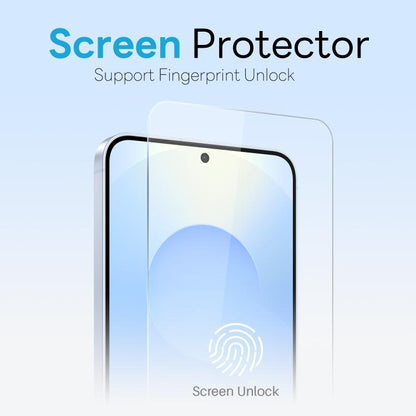 NORTHJO 3 in 1 PC MagSafe Phone Case with Screen Film and Lens Film, For Samsung Galaxy S25 5G, For Samsung Galaxy S25+ 5G, For Samsung Galaxy S24+ 5G, For Samsung Galaxy S24 5G