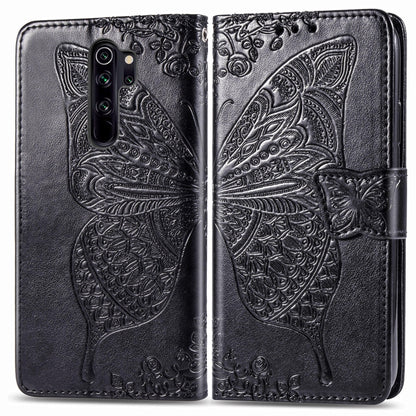 For Xiaomi Redmi Note 8 Pro Butterfly Love Flower Embossed Horizontal Flip Leather Case with Bracket / Card Slot / Wallet / Lanyard, For Redmi Note 8 Pro