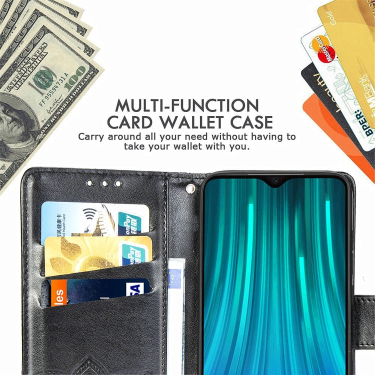 For Xiaomi Redmi Note 8 Pro Butterfly Love Flower Embossed Horizontal Flip Leather Case with Bracket / Card Slot / Wallet / Lanyard, For Redmi Note 8 Pro