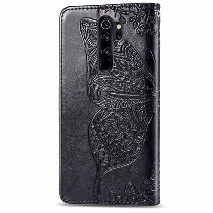 For Xiaomi Redmi Note 8 Pro Butterfly Love Flower Embossed Horizontal Flip Leather Case with Bracket / Card Slot / Wallet / Lanyard, For Redmi Note 8 Pro