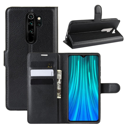 For Xiaomi Redmi Note 8 Pro Litchi Texture Horizontal Flip Leather Case with Wallet & Holder & Card Slots