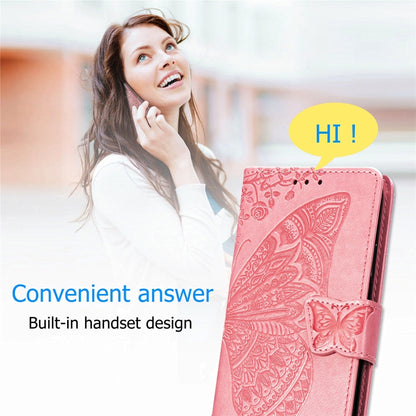 For OPPO A5（2020）/ A9（2020）Butterfly Love Flower Embossed Horizontal Flip Leather Case with Bracket Lanyard Card Slot Wallet, For OPPO A5 (2020)