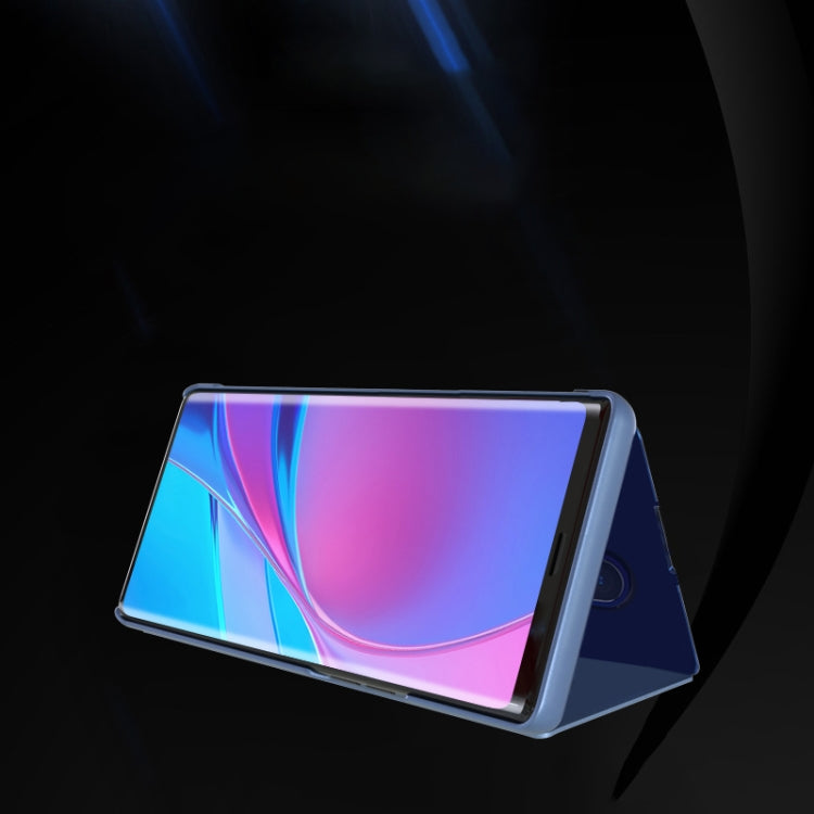 For OPPO A11 / A9 (2020) Plated Mirror Left and Right Flip Cover with Stand Mobile Phone Holster, For OPPO A11