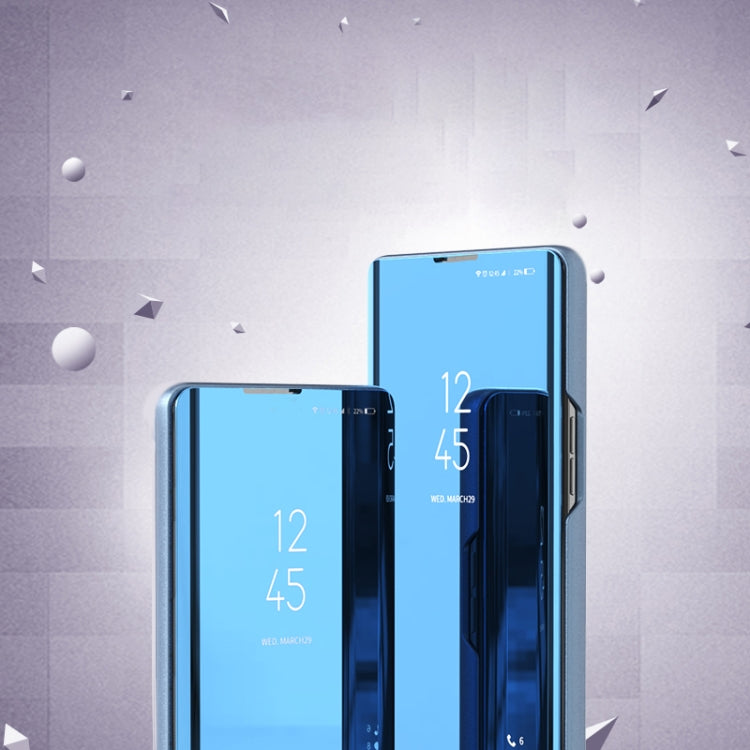 For OPPO A11 / A9 (2020) Plated Mirror Left and Right Flip Cover with Stand Mobile Phone Holster, For OPPO A11