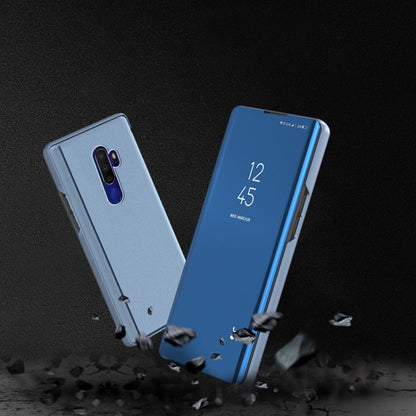 For OPPO A11 / A9 (2020) Plated Mirror Left and Right Flip Cover with Stand Mobile Phone Holster, For OPPO A11