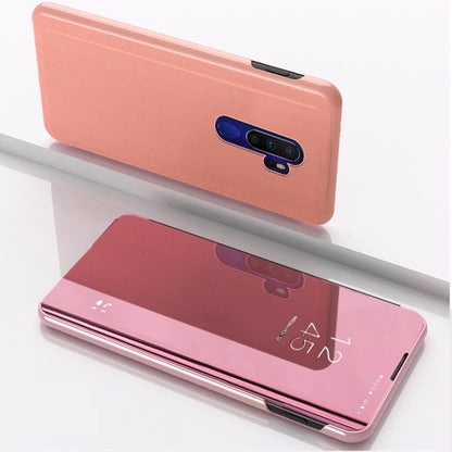 For OPPO A11 / A9 (2020) Plated Mirror Left and Right Flip Cover with Stand Mobile Phone Holster, For OPPO A11