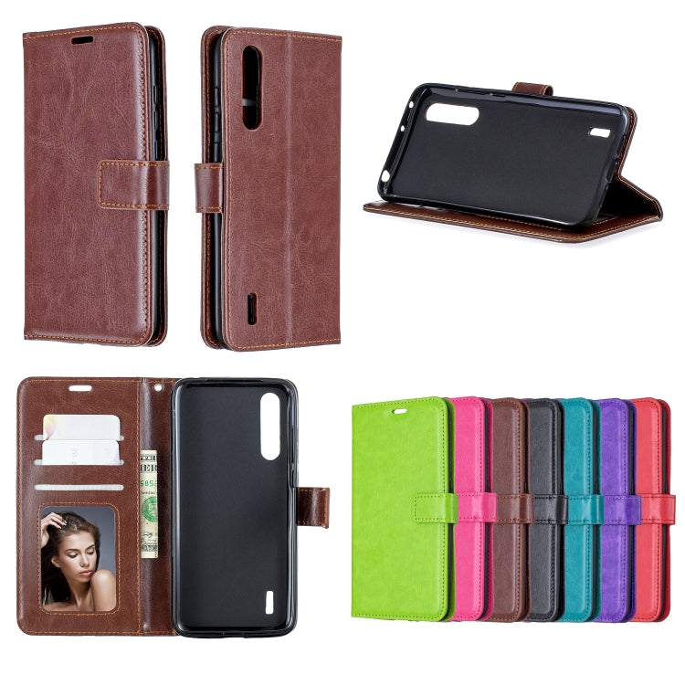 For Xiaomi Mi 9 Lite / CC9 Crazy Horse Texture Horizontal Flip Leather Case with Holder & Card Slots & Wallet & Photo Frame, For Xiaomi Mi 9 Lite