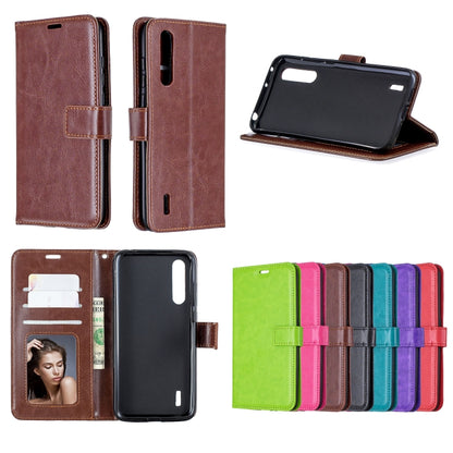 For Xiaomi Mi 9 Lite / CC9 Crazy Horse Texture Horizontal Flip Leather Case with Holder & Card Slots & Wallet & Photo Frame, For Xiaomi Mi 9 Lite