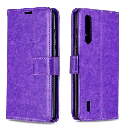 For Xiaomi Mi 9 Lite / CC9 Crazy Horse Texture Horizontal Flip Leather Case with Holder & Card Slots & Wallet & Photo Frame, For Xiaomi Mi 9 Lite