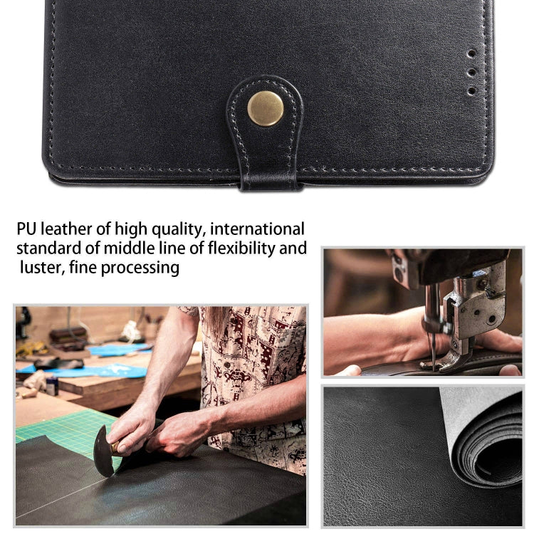 For OPPO A5 2020 / A9 2020 Retro Solid Color Leather Buckle Phone Case with Lanyard & Photo Frame & Card Slot & Wallet & Stand Function, For OPPO A5 2020
