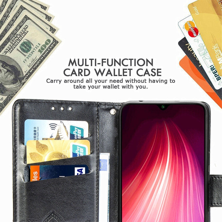 For Xiaomi Redmi Note 8T Butterfly Love Flower Embossed Horizontal Flip Leather Case with Bracket Lanyard Card Slot Wallet, For Redmi Note 8T