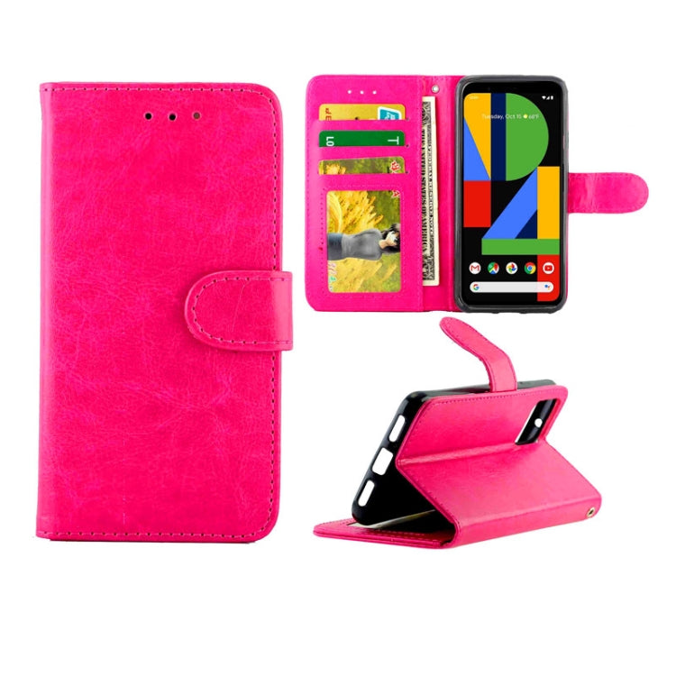 Crazy Horse Texture Leather Horizontal Flip Protective Case with Holder & Card Slots & Wallet & Photo Frame, For Google Pixel4, For LG K20(2019), For OPPO Realme5 Pro