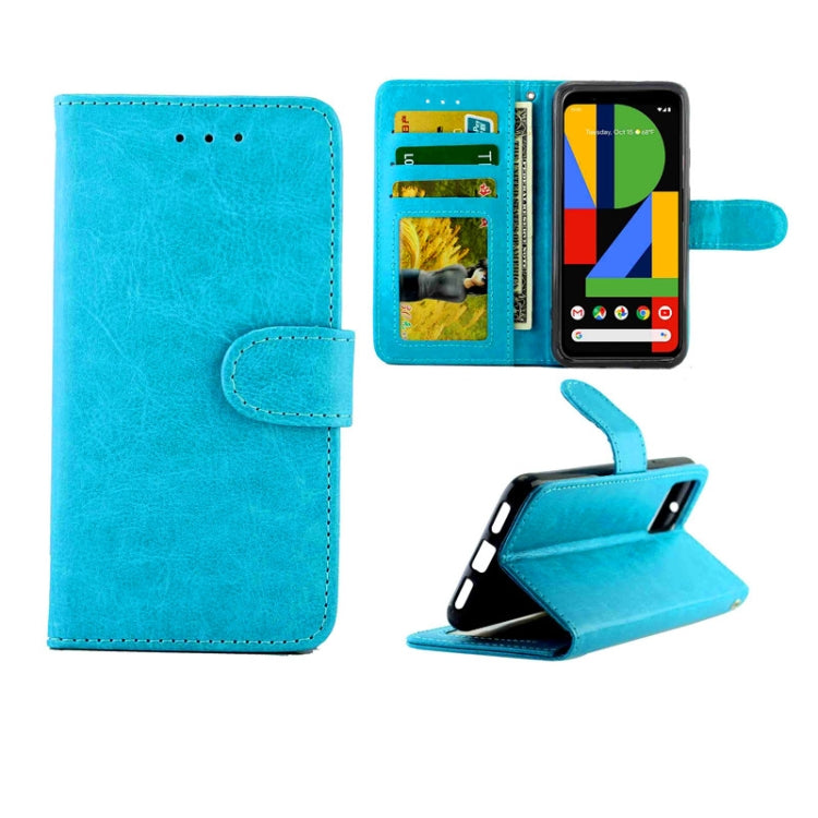 Crazy Horse Texture Leather Horizontal Flip Protective Case with Holder & Card Slots & Wallet & Photo Frame, For Google Pixel4, For LG K20(2019), For OPPO Realme5 Pro