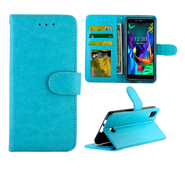 Crazy Horse Texture Leather Horizontal Flip Protective Case with Holder & Card Slots & Wallet & Photo Frame, For Google Pixel4, For LG K20(2019), For OPPO Realme5 Pro