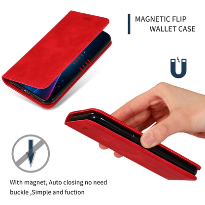 Retro Skin Feel Business Magnetic Horizontal Flip Leather Case, For OnePlus 7T, For OnePlus 7T Pro