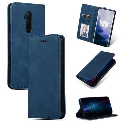 Retro Skin Feel Business Magnetic Horizontal Flip Leather Case, For OnePlus 7T, For OnePlus 7T Pro