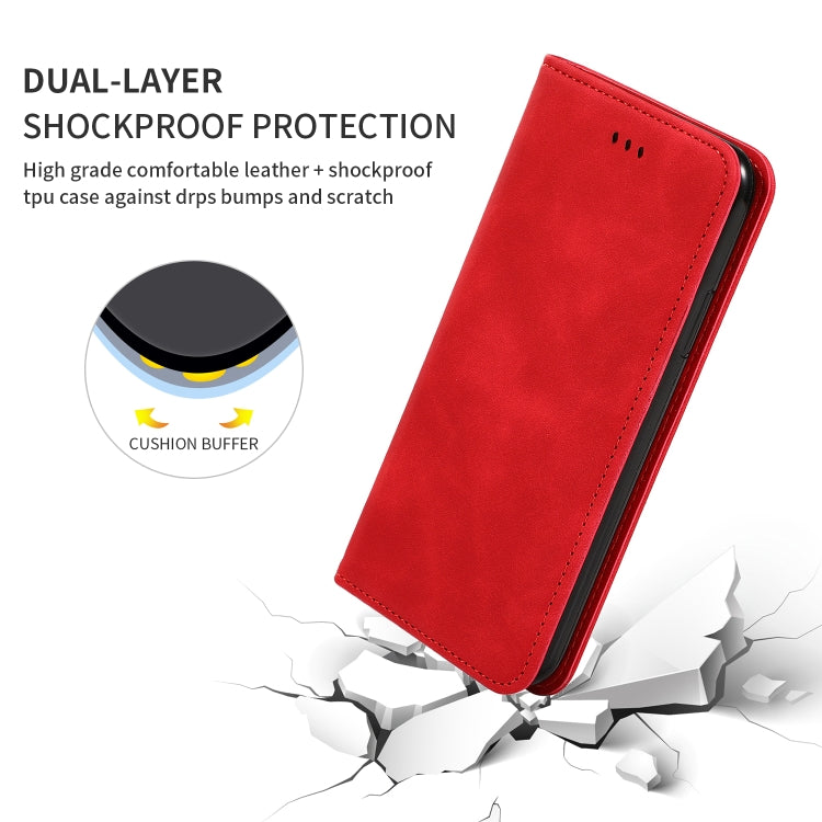 Retro Skin Feel Business Magnetic Horizontal Flip Leather Case, For Xiaomi Redmi 8, For Xiaomi Redmi 8A
