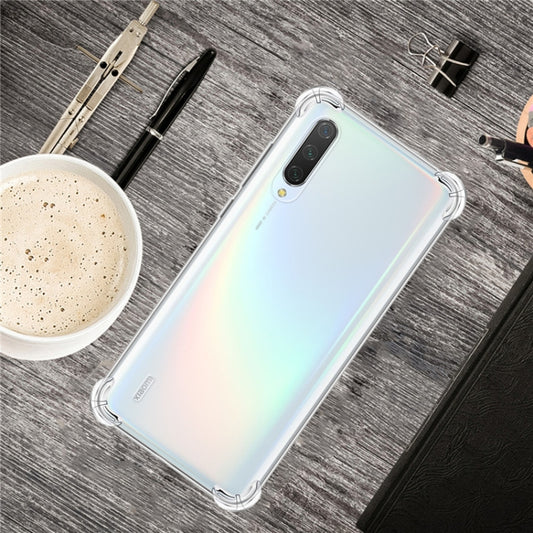 For Xiaomi Mi 10 Pro Four-Corner Anti-Drop Ultra-Thin Transparent TPU Phone Case