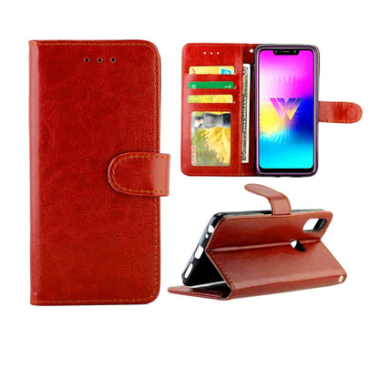 Crazy Horse Texture Leather Horizontal Flip Protective Case with Holder & Card Slots & Wallet & Photo Frame, For Sony Xperia 5, For LG W10, For Motorola MOTO E6 Play