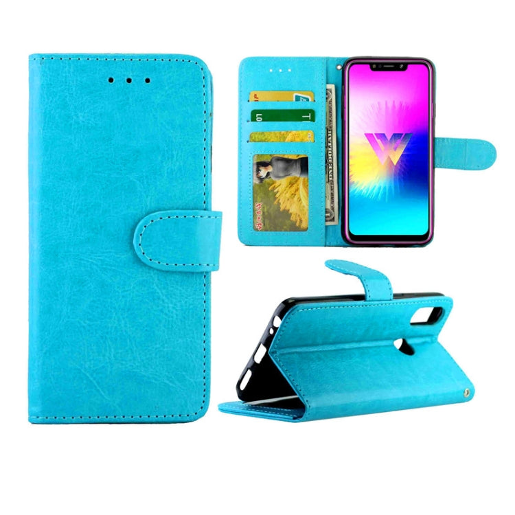 Crazy Horse Texture Leather Horizontal Flip Protective Case with Holder & Card Slots & Wallet & Photo Frame, For Sony Xperia 5, For LG W10, For Motorola MOTO E6 Play