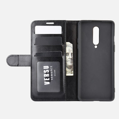 For OnePlus 8 R64 Texture Single Horizontal Flip Protective Case with Holder & Card Slots & Wallet& Photo Frame, For OnePlus 8