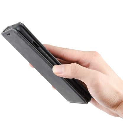 For OnePlus 8 Retro-skin Business Magnetic Suction Leather Case with Holder & Card Slots & Wallet, For OnePlus 8