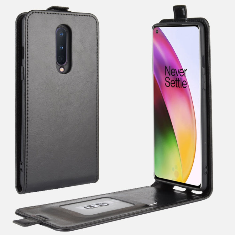 For OnePlus 8 OnePlus 8 R64 Texture Single Vertical Flip Leather Protective Case with Card Slots & Photo Frame, For OnePlus 8