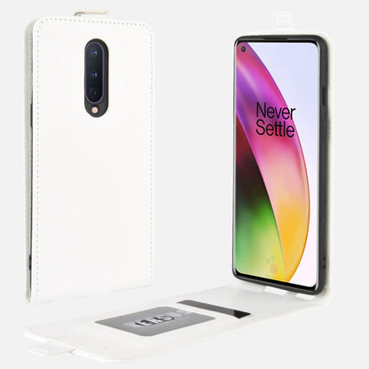 For OnePlus 8 OnePlus 8 R64 Texture Single Vertical Flip Leather Protective Case with Card Slots & Photo Frame, For OnePlus 8