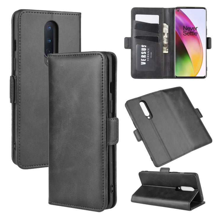For OnePlus 8 Dual-side Magnetic Buckle Horizontal Flip Leather Case with Holder & Card Slots & Wallet, For OnePlus 8