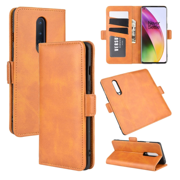 For OnePlus 8 Dual-side Magnetic Buckle Horizontal Flip Leather Case with Holder & Card Slots & Wallet, For OnePlus 8