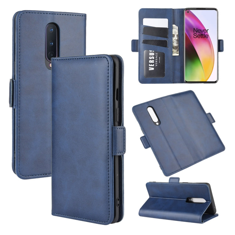 For OnePlus 8 Dual-side Magnetic Buckle Horizontal Flip Leather Case with Holder & Card Slots & Wallet, For OnePlus 8
