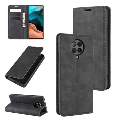 For Xiaomi Redmi K30 Pro Retro-skin Business Magnetic Suction Leather Case with Holder & Card Slots & Wallet, For Redmi K30 Pro