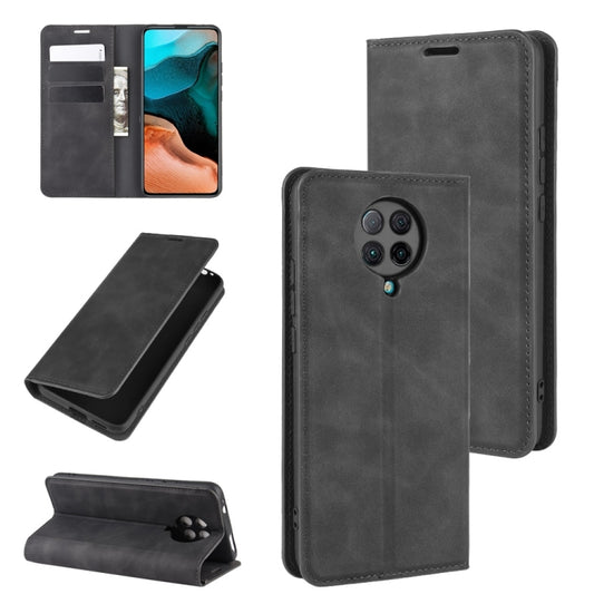 For Xiaomi Redmi K30 Pro Retro-skin Business Magnetic Suction Leather Case with Holder & Card Slots & Wallet, For Redmi K30 Pro