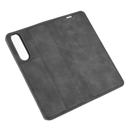 For Xiaomi Redmi K30 Pro Retro-skin Business Magnetic Suction Leather Case with Holder & Card Slots & Wallet, For Redmi K30 Pro