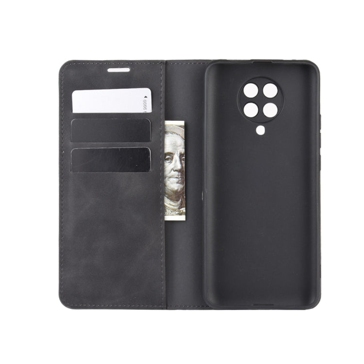 For Xiaomi Redmi K30 Pro Retro-skin Business Magnetic Suction Leather Case with Holder & Card Slots & Wallet, For Redmi K30 Pro