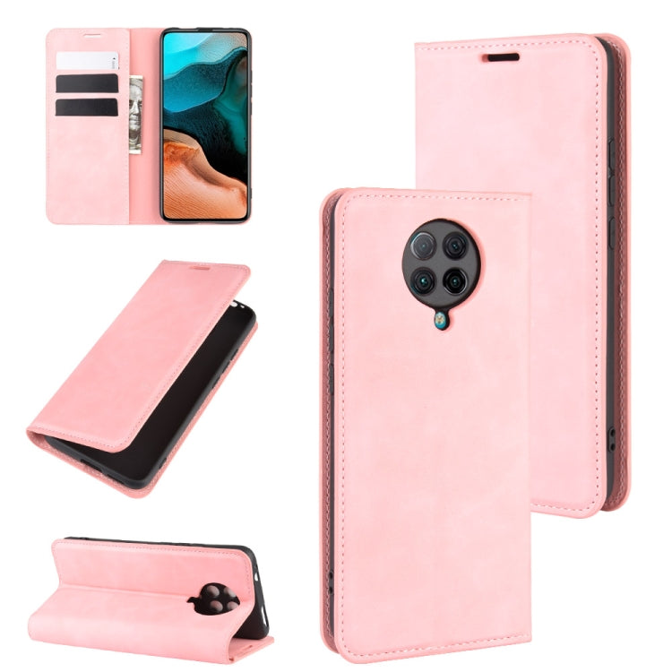For Xiaomi Redmi K30 Pro Retro-skin Business Magnetic Suction Leather Case with Holder & Card Slots & Wallet, For Redmi K30 Pro