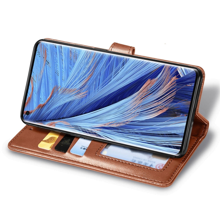 For OPPO Find X2 Retro Solid Color Leather Buckle Phone Case with Lanyard & Photo Frame & Card Slot & Wallet & Stand Function, For OPPO Find X2