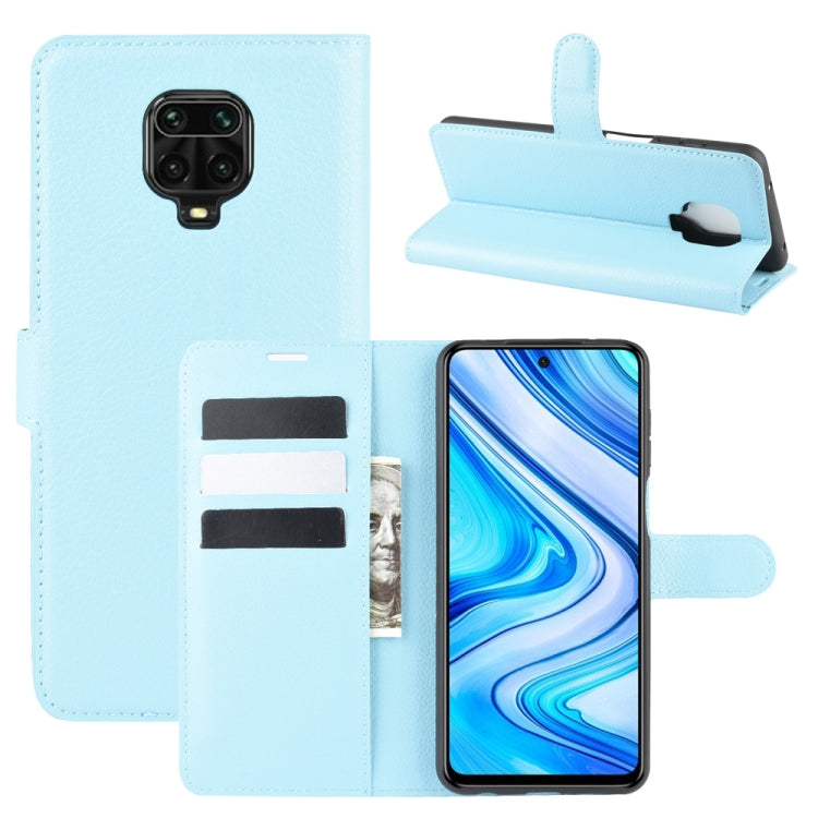 For Xiaomi Redmi Note 9 Pro/Note 9S/Note 9 Pro Max Litchi Texture Horizontal Flip Protective Case with Holder & Card Slots & Wallet, For Redmi Note 9 Pro