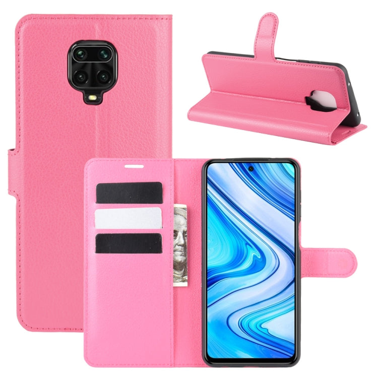 For Xiaomi Redmi Note 9 Pro/Note 9S/Note 9 Pro Max Litchi Texture Horizontal Flip Protective Case with Holder & Card Slots & Wallet, For Redmi Note 9 Pro